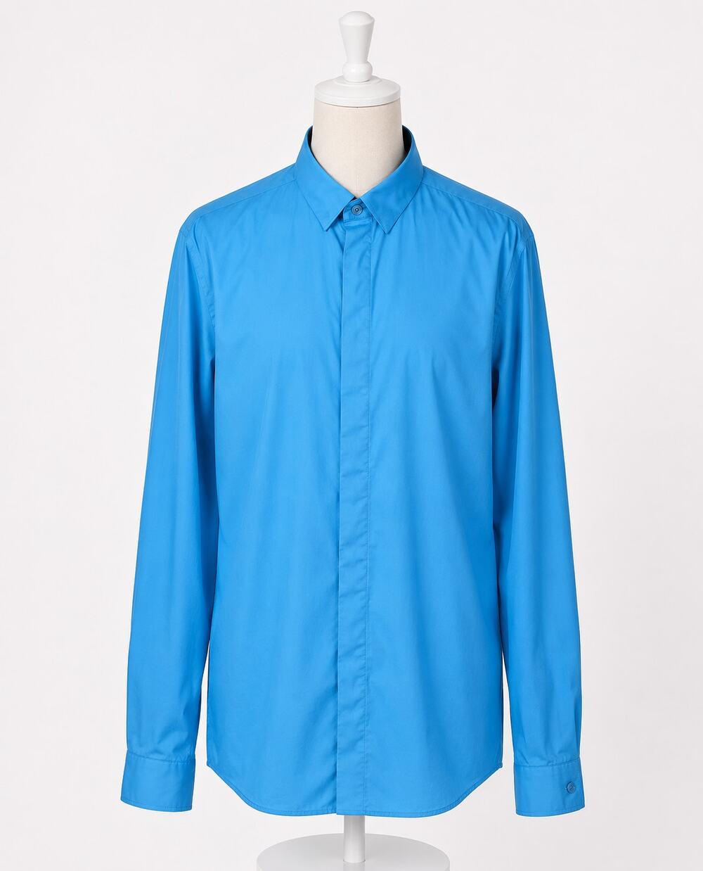 Alexander Wang | Blue Button Down Shirt Black Size 50 Black Trim